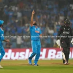 India National Cricket Team Vs New Zealand National Cricket Team Match Scorecard