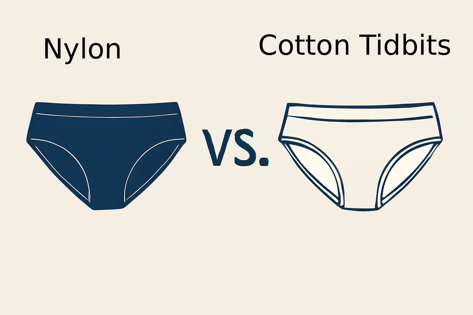 Nylon Underwear vs. Cotton Tidbits