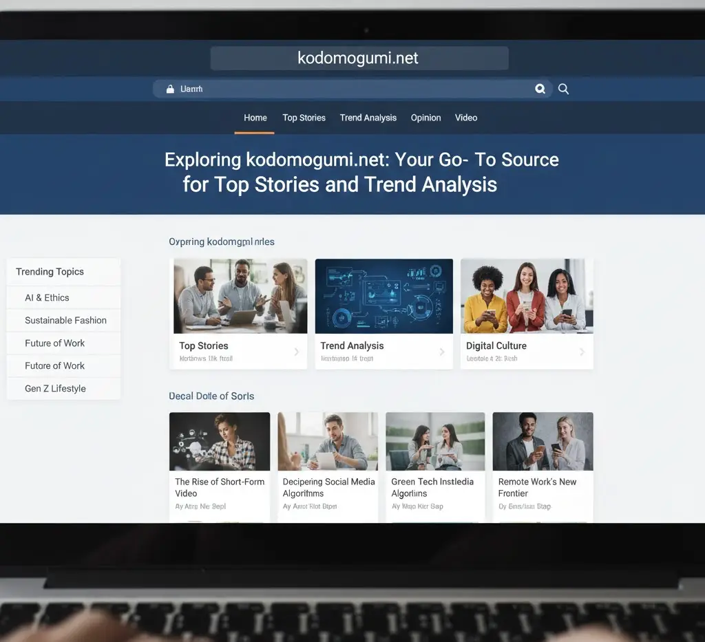 kodomogumi.net: Your Go-To Source for Top Stories and Trend Analysis