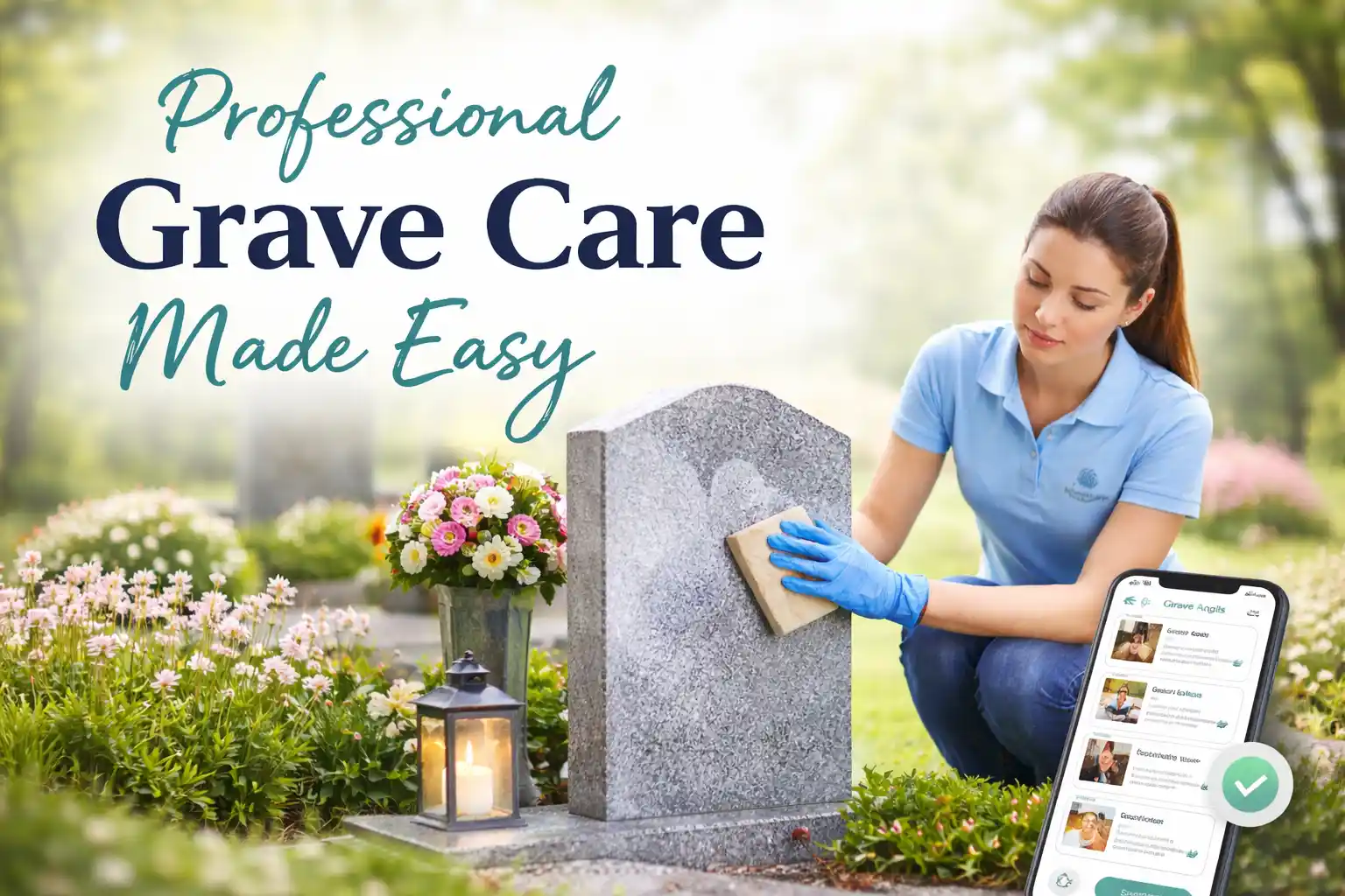 Professional Memorial Care Made Easy with Grave Angels