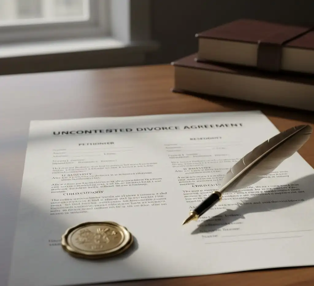Uncontested Divorce Agreement
